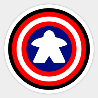 captain meeples Sticker